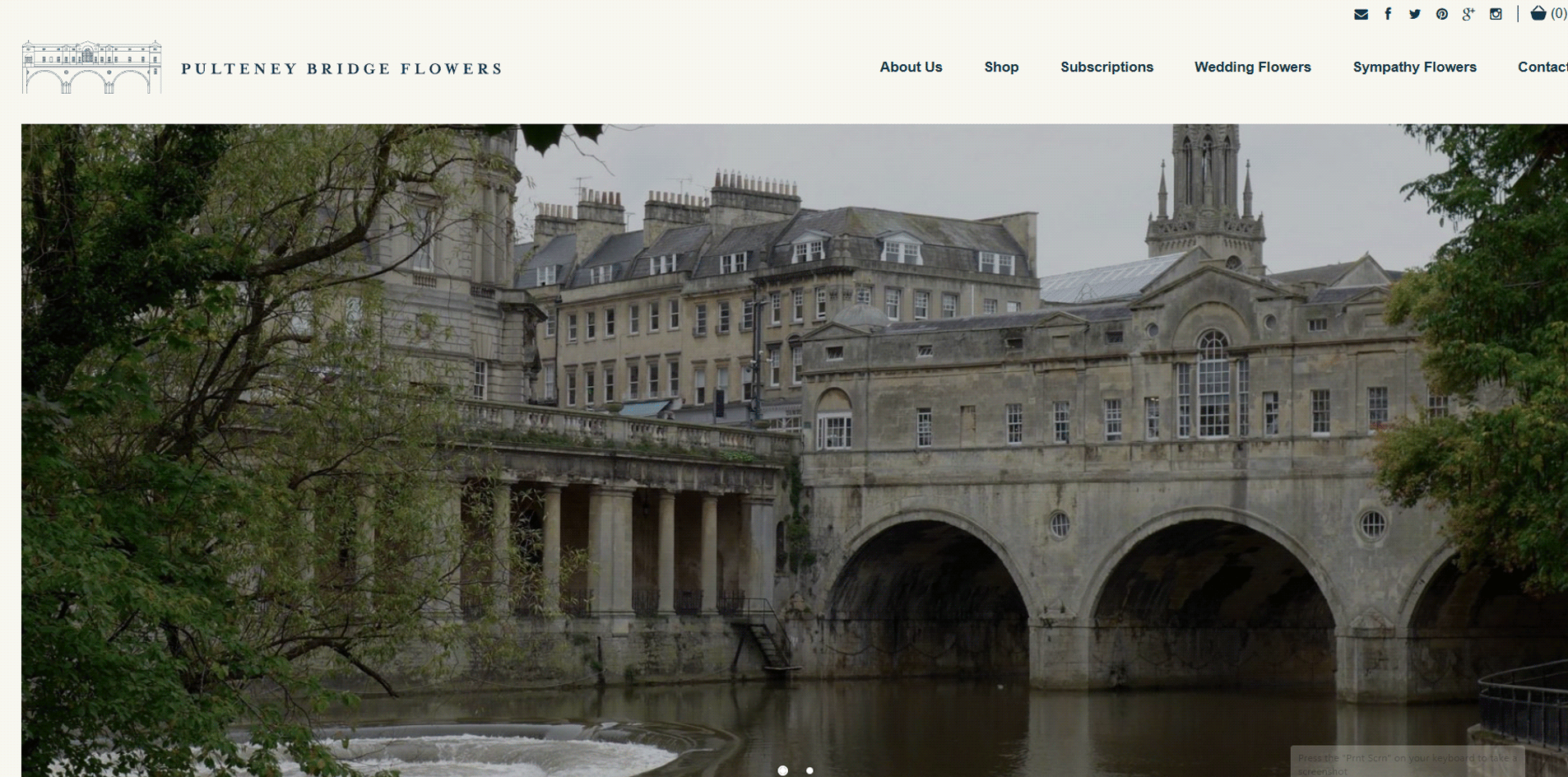 Pulteney Bridge Flowers